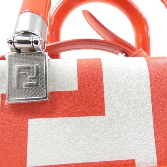 FENDI Sunshine Shopper Mini Shoulder Bag Black 8BS051 AMWK - Picture 4 of 8